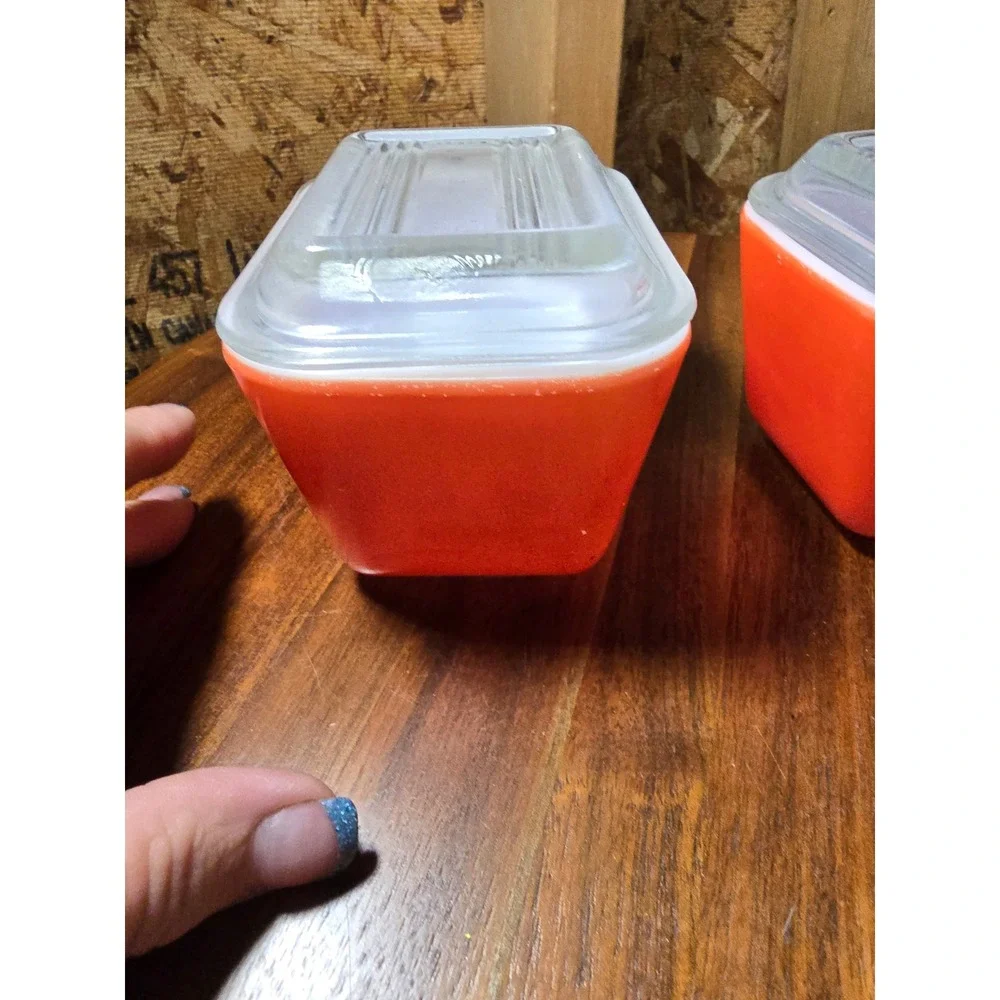 Pyrex vintage refrigerator